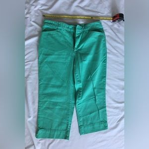 Ralph Lauren teal green capris
